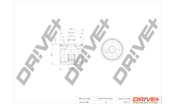 Oil Filter (DP1110.11.0058)
