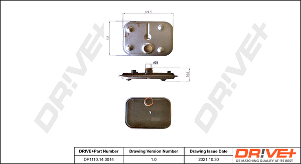Hydraulic Filter Kit, automatic transmission (DP1110.14.0014)