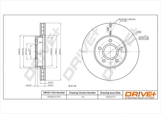 Brake Disc (DP1010.11.1715)