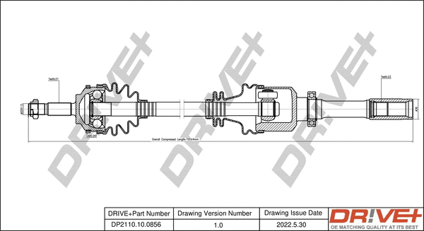 Drive Shaft (DP2110.10.0856)
