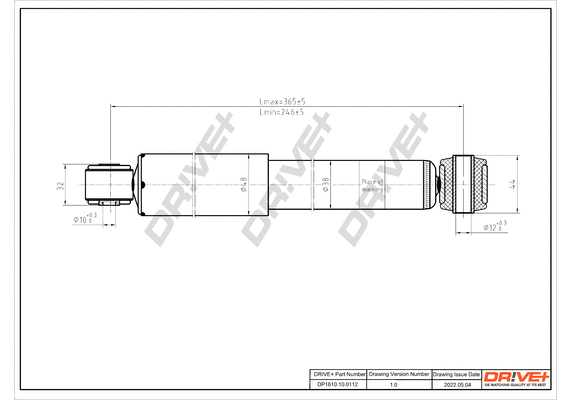 Shock Absorber (DP1610.10.0112)