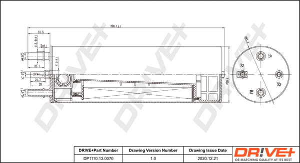 Fuel Filter (DP1110.13.0070)