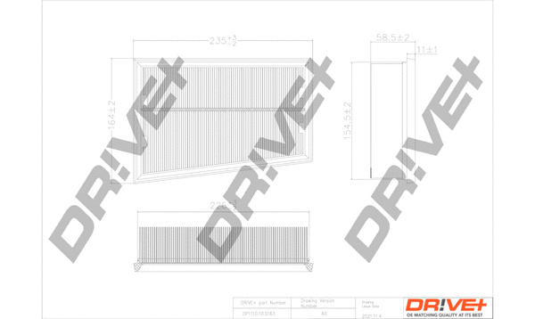 Air Filter (DP1110.10.0163)