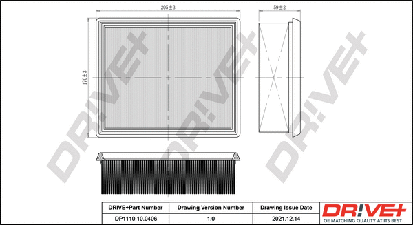 Air Filter (DP1110.10.0406)