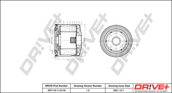 Oil Filter (DP1110.11.0118)