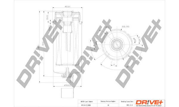 Fuel Filter (DP1110.13.0092)