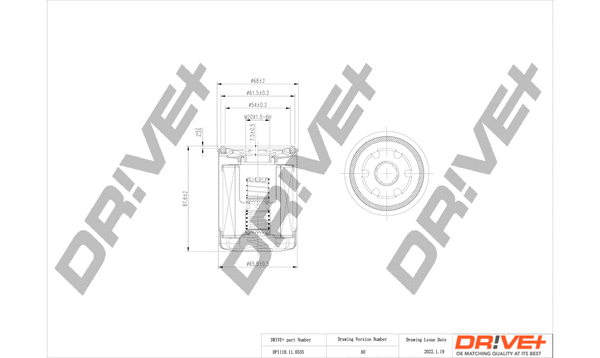Oil Filter (DP1110.11.0335)
