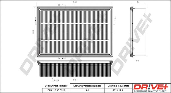 Air Filter (DP1110.10.0528)