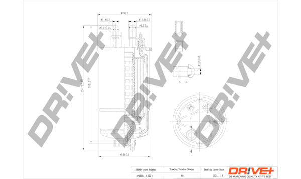 Fuel Filter (DP1110.13.0071)