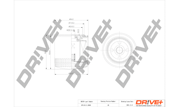 Oil Filter (DP1110.11.0048)