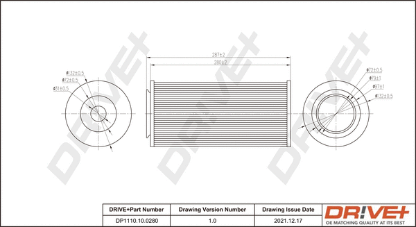 Air Filter (DP1110.10.0280)