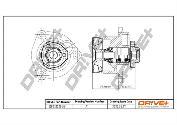 Water Pump, engine cooling (DP2310.10.051)