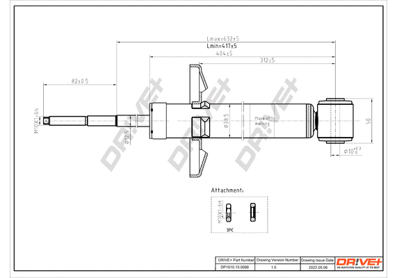 Shock Absorber (DP1610.10.0088)