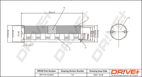 Air Filter (DP1110.10.0245)