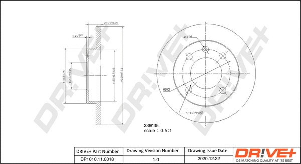 Brake Disc (DP1010.11.0018)