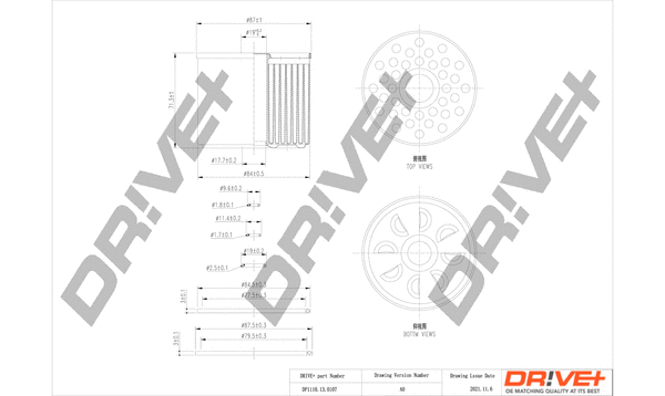 Fuel Filter (DP1110.13.0107)