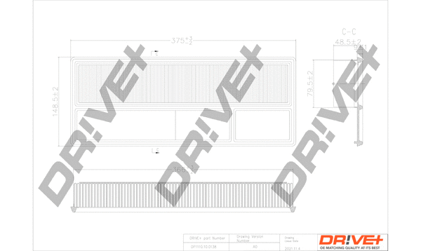 Air Filter (DP1110.10.0138)