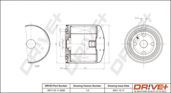 Oil Filter (DP1110.11.0285)