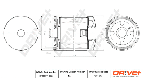 Oil Filter (DP1110.11.0004)