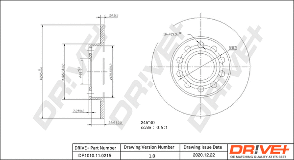 Brake Disc (DP1010.11.0215)