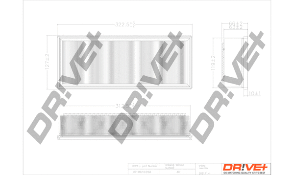 Air Filter (DP1110.10.0166)