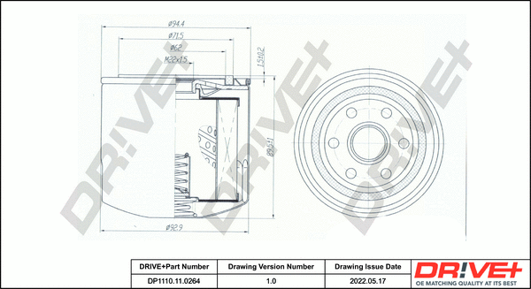 Oil Filter (DP1110.11.0264)