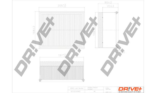 Air Filter (DP1110.10.0407)