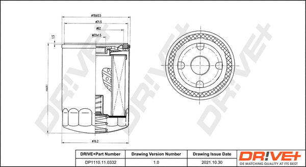 Oil Filter (DP1110.11.0332)