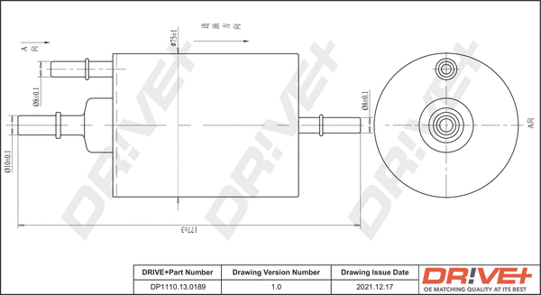 Fuel Filter (DP1110.13.0189)
