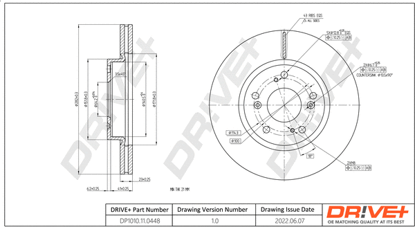 Brake Disc (DP1010.11.0448)