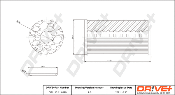 Oil Filter (DP1110.11.0329)