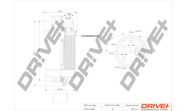 Fuel Filter (DP1110.13.0026)