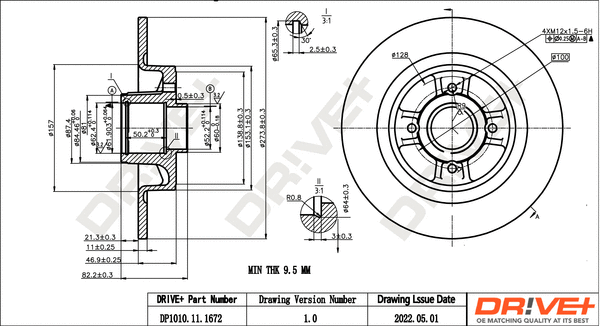 Brake Disc (DP1010.11.1672)