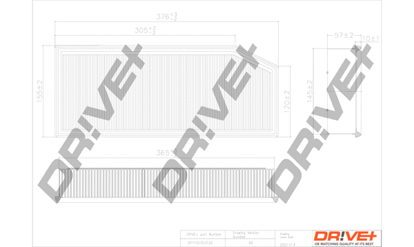 Air Filter (DP1110.10.0120)