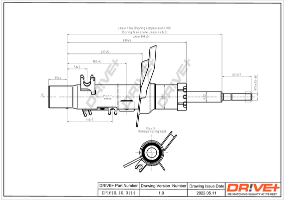 Shock Absorber (DP1610.10.0114)