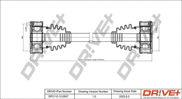Drive Shaft (DP2110.10.0937)