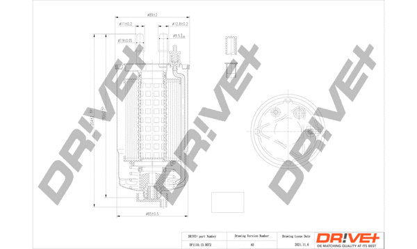 Fuel Filter (DP1110.13.0072)