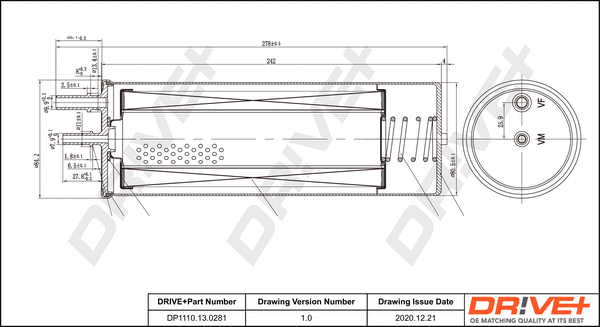 Fuel Filter (DP1110.13.0281)