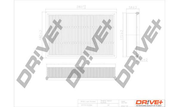 Air Filter (DP1110.10.0592)