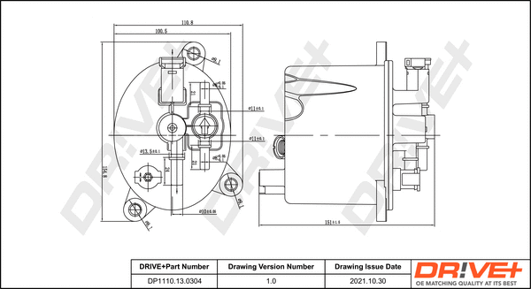 Fuel Filter (DP1110.13.0304)