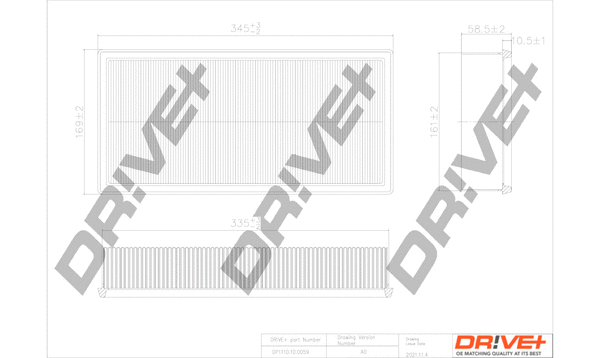Air Filter (DP1110.10.0059)