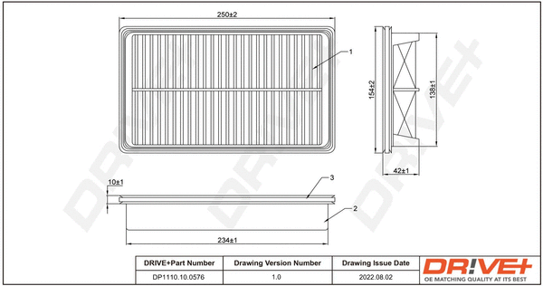 Air Filter (DP1110.10.0576)