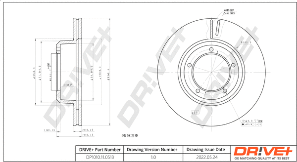 Brake Disc (DP1010.11.0513)
