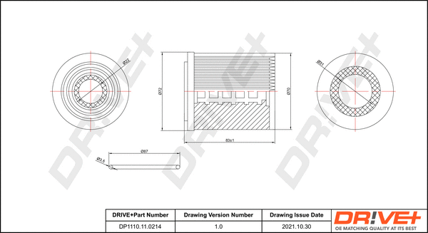Oil Filter (DP1110.11.0214)
