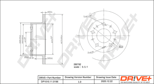 Brake Disc (DP1010.11.0196)