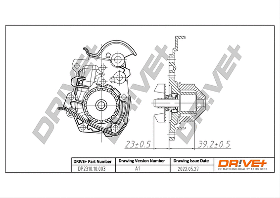Water Pump, engine cooling (DP2310.10.003)