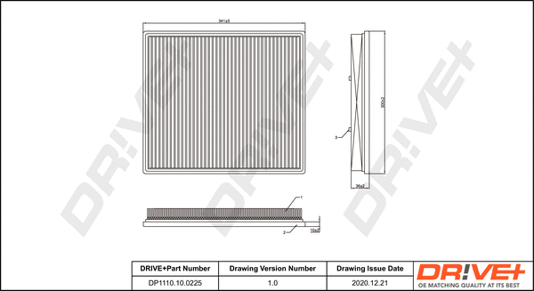 Air Filter (DP1110.10.0225)