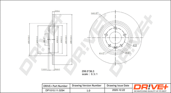 Brake Disc (DP1010.11.0294)