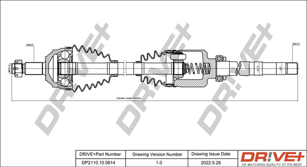 Drive Shaft (DP2110.10.0614)