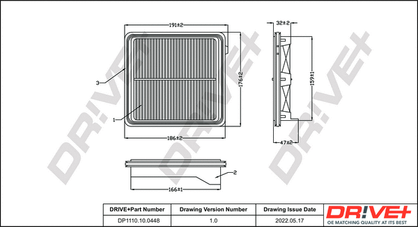 Air Filter (DP1110.10.0448)
